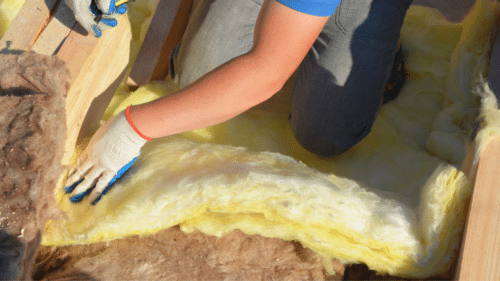 installing insulation